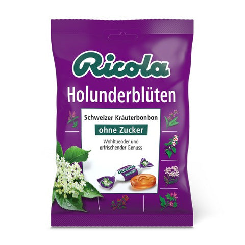 18x Ricola OZ 75g Holunder