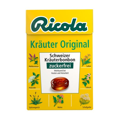 10x Ricola Box OZ 50g Kräuter