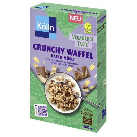 8x Kö.Müsli Crunchy Waffel Hafer-Müsli 400g