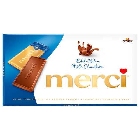 15x Merci Schokolade Edel-Rahm 100g