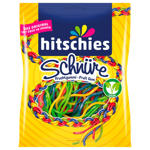 15x Hitschies Fruchtgummi-Schnüre 4 Farben 125g