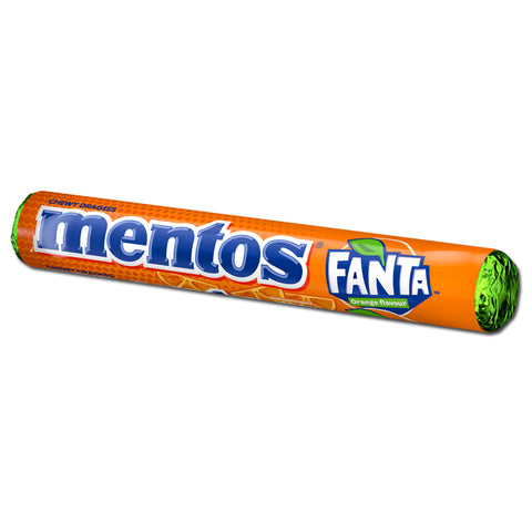 40x mentos Rolle Fanta Orange 37,5g