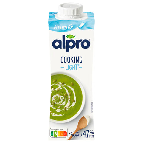 15x Alpro Soja-Kochcrème Cuisine Light vegan 250ml