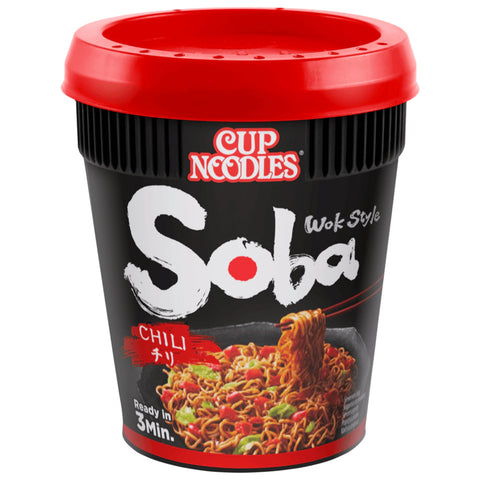 8x Nissin Soba Instant-Weizennudeln mit Chilisauce 92g