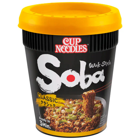 8x Nissin Soba Nudeln mit Yakisoba-Sauce Classic 90g