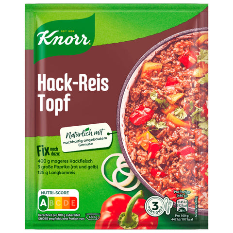 23x Knorr Fix Hack-Reis-Topf 49g