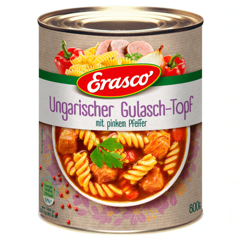 6x Erasco Neue Welten Ungarischer Gulasch-Topf 800g