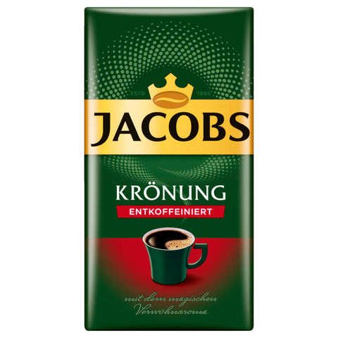 12x Jacobs Filterkaffee Krönung entkoffeiniert 500g