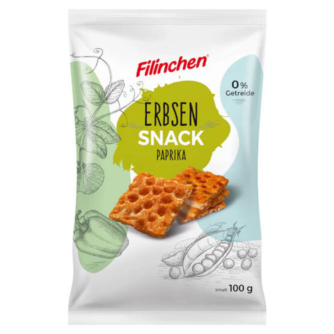 10x Filinchen Erbsen-Snack Paprika 100g