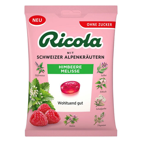 18x Ricola OZ 75g Himbeere Melisse