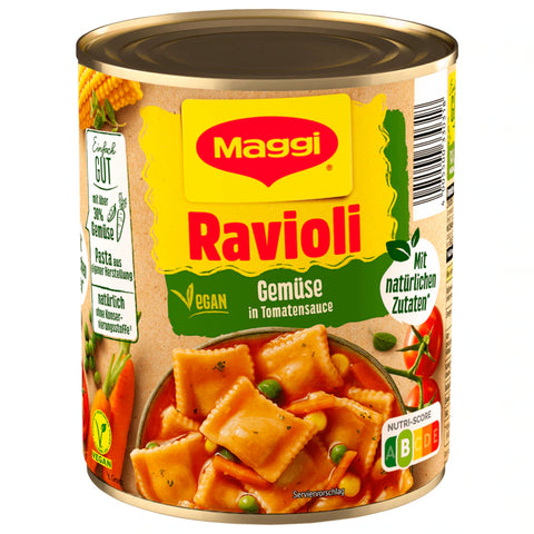 6x Maggi Ravioli Gemüse vegan 800g