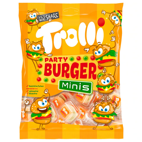 8x Trolli Gummibonbon Mini Burger 170g