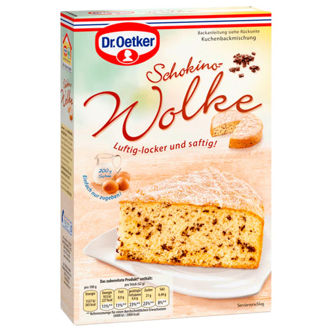 8x Dr. Oetker Backmischung Schokino-Wolke 485g