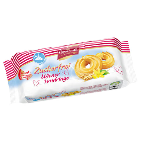 14x Coppenrath Wiener Sandringe Zuckerfrei 200g