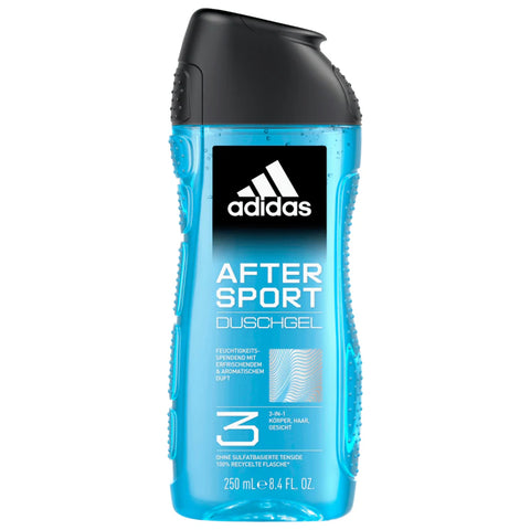 6x Adidas Men Duschgel After Sport 3in1 250ml