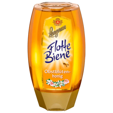 8x Langnese Flotte Biene Obstblütenhonig 250g