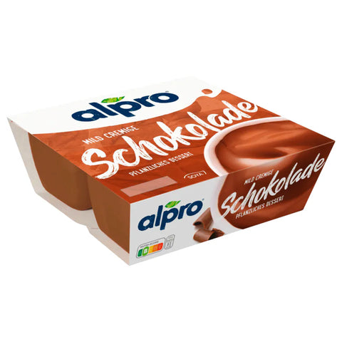 6x Alpro Soja-Dessert Schokolade Mildfein vegan 4x125g