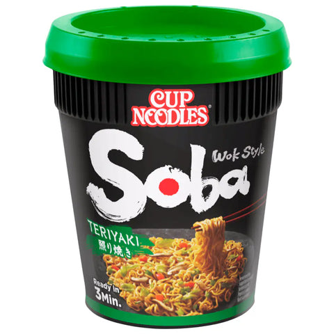 8x Nissin Soba Teriyaki Nudeln mit japanischer Yakisoba Soße 90g