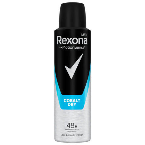 6x Rexona Men Deospray Cobalt Dry Anti-Transpirant 150ml