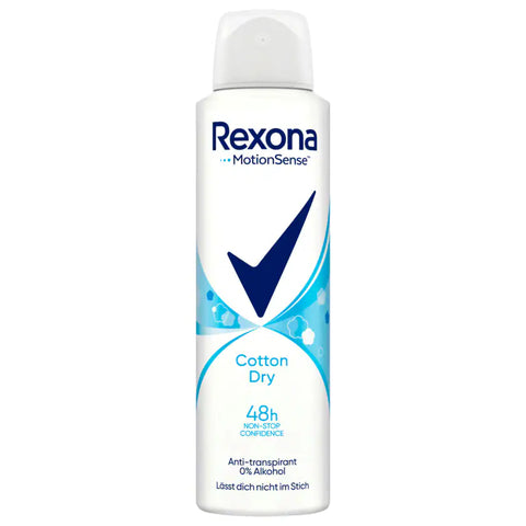 6x Rexona Deospray Cotton Dry Anti-Transpirant 150ml