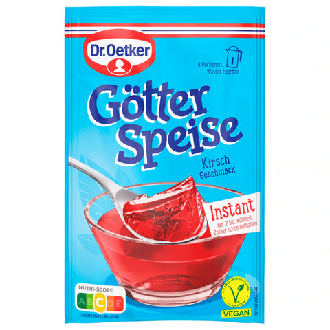 8x Dr. Oetker Götterspeise Instant Kirsch 100g