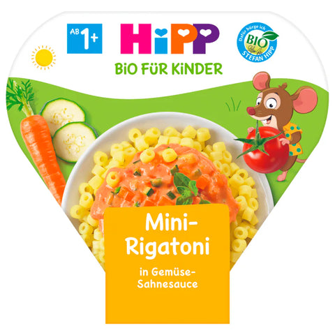 6x Hipp Bio Mini-Rigatoni in Gemüse-Sahnesauce 250g