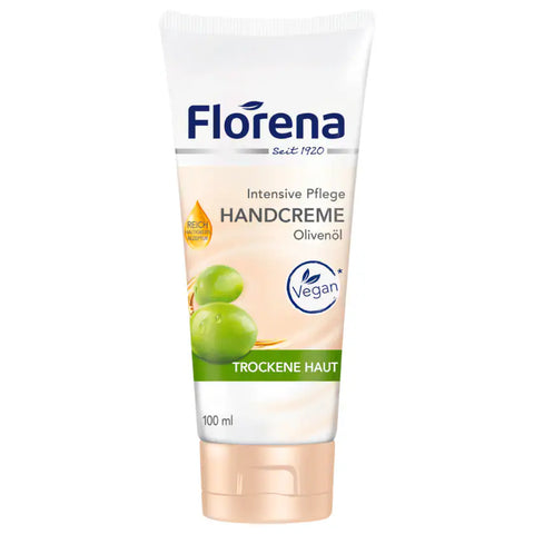 6x Florena Handcreme Intensive Pflege mit Olivenöl 100ml