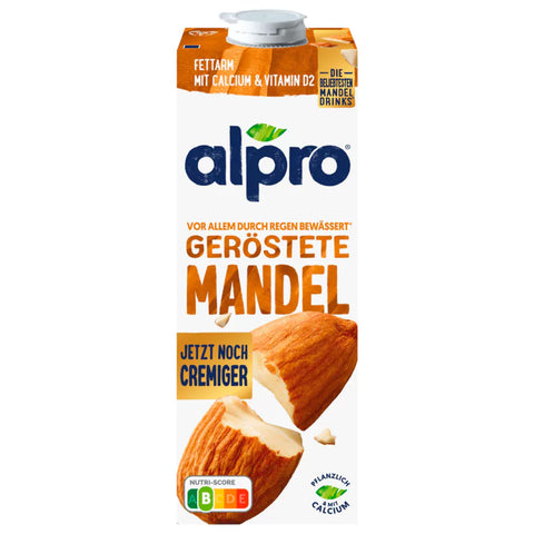 8x Alpro Mandel-Drink Geröstete Mandel 1l