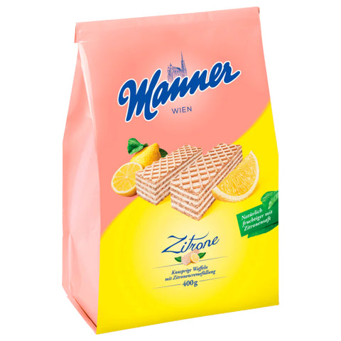 5x Manner Schnitten Zitronencreme 400g