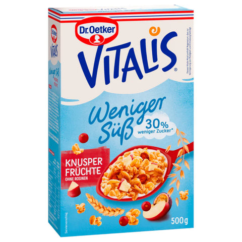 6x Oetk Vit.w.süss Früchte-Müsli 500g