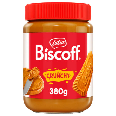 8x Lotus Biscoff Brotaufstrich Crunchy 380g