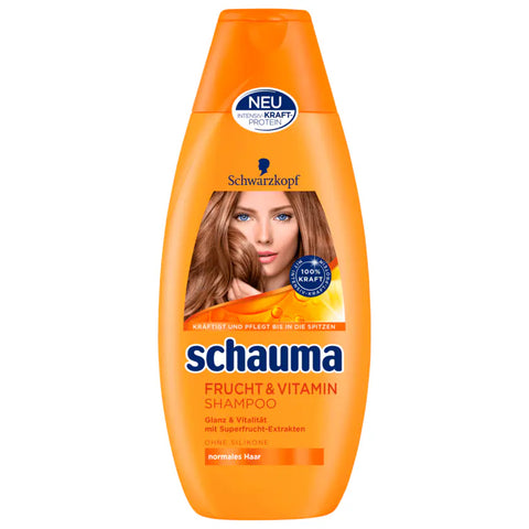 5x Schwarzkopf Schauma Shampoo Frucht & Vitamin 400ml