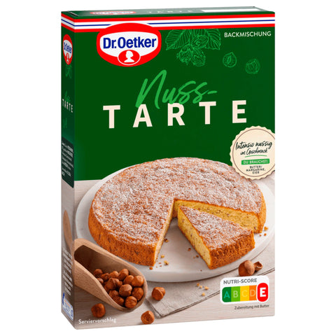 8x Dr. Oetker Backmischung Nuss-Tarte 380g