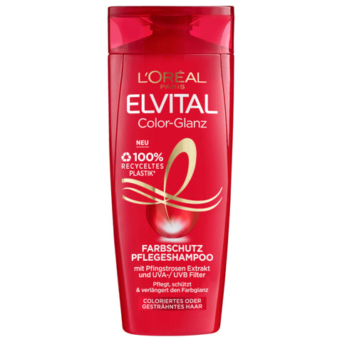 6x L'Oréal Paris Elvital Shampoo Color Glanz 300ml