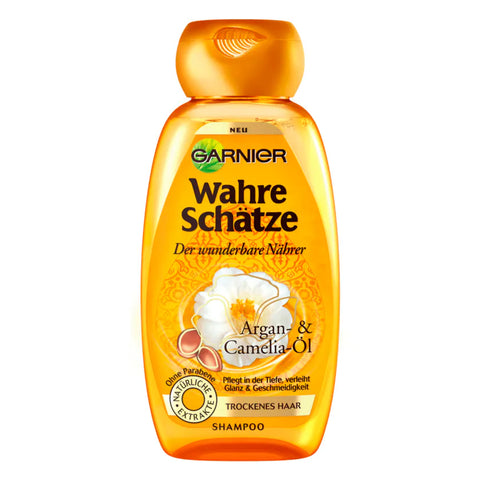 6x Garnier Wahre Schätze Shampoo Argan Camelia 250ml