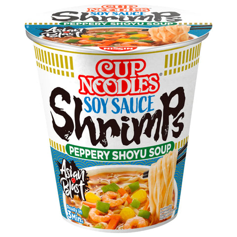 8x Nissin Cup Noodles Shrimps 63g