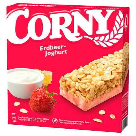 10x Corny 6/150g Joghurt Erdbeer