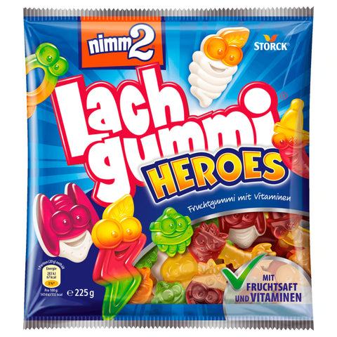 18x nimm2 Lachgummi Heroes 225g