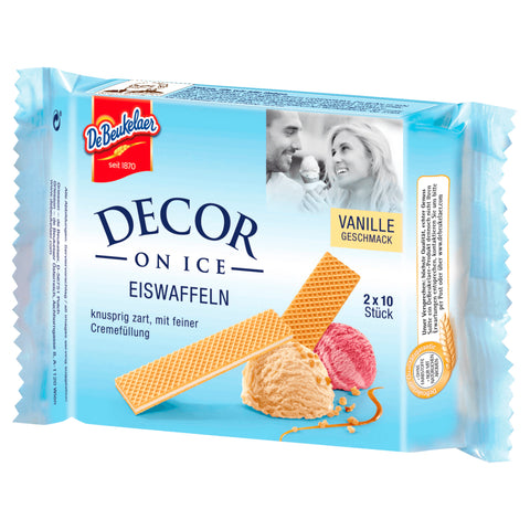 50x De Beukelaer Decor on Ice Waffeln 20er 50g