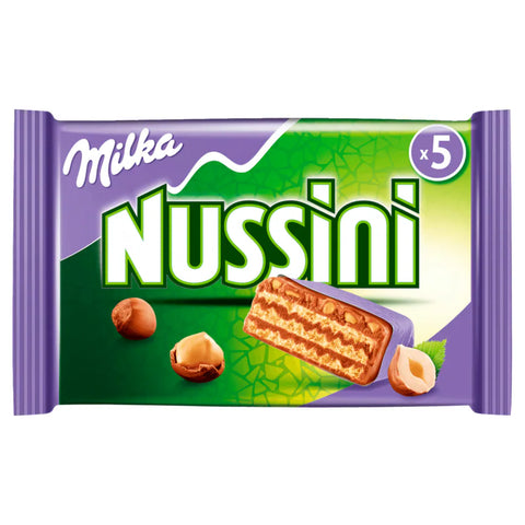 16x Milka Nussini Schokoriegel 5x31,5g