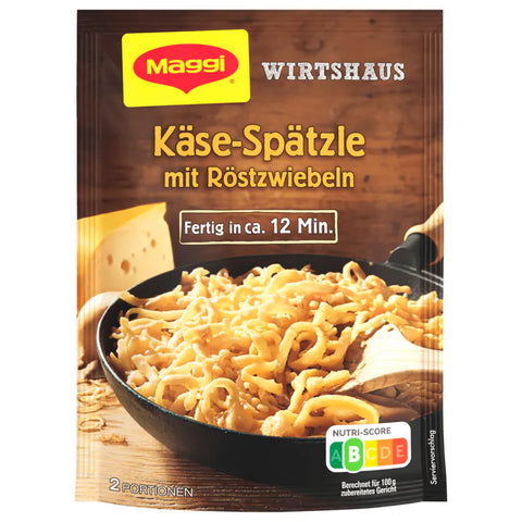 12x Maggi Wirtshaus Käse-Spätzle mit Röstzwiebeln 119g