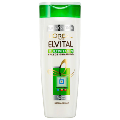 6x L'Oréal Paris Elvital Shampoo Multivitamin 300ml