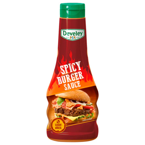 8x Develey Spicy Burger Sauce 250ml