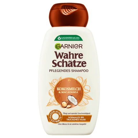 6x Garnier Wahre Schätze Shampoo Kokosmilch & Macadamia 250ml