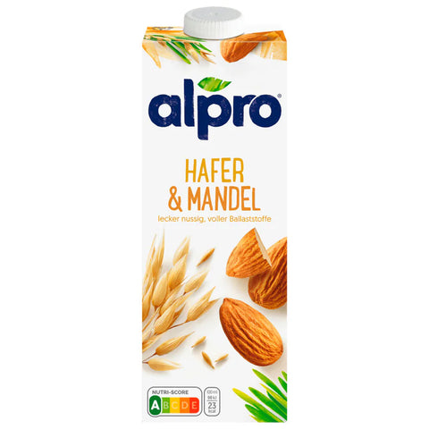 8x Alpro Hafer-Mandeldrink 1l