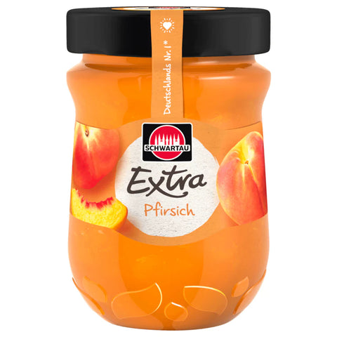 8x Schwartau Extra Pfirsich Konfitüre 340g