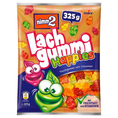 12x nimm2 Lachgummi Happies 325g