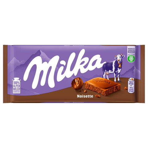 23x Milka Schokolade Noisette 100g