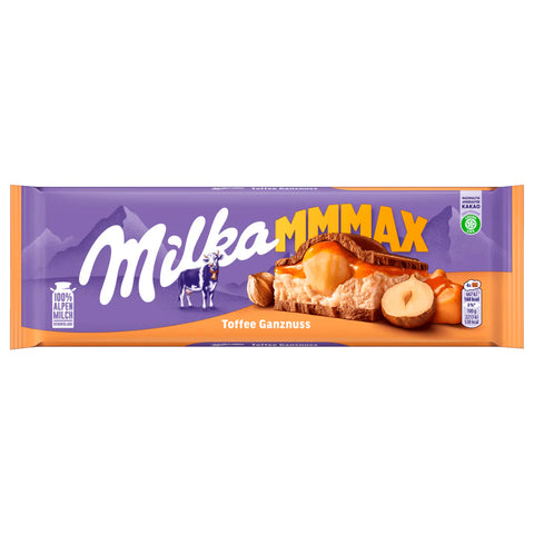 12x Milka Schokolade Toffee Ganznuss 300g