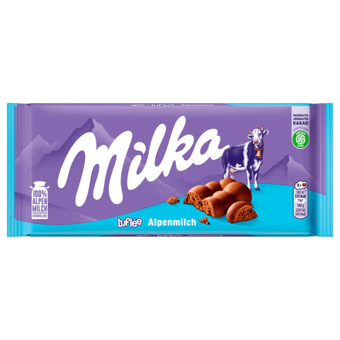 13x Milka Schokolade Luflée 100g